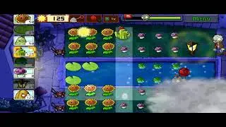 Plantas vs zombies, Niebla nivel 4, app uno de los mejores juegos 😍