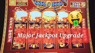 Dancing Drums Explosion got the Major Jackpot Upgrade! #casino #slots #dancingdrums #slotmachine #