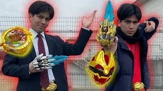 【ユニバース戦士】ゴジュウウルフvsドンモモタロウ(熱海常夏) 同時変身ポーズ&名乗り(第3話ver) やってみた