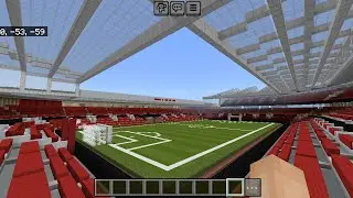 Minecraft stadium Old Trafford