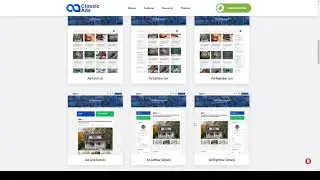 Classicads - Classified Ads HTML Template listing classified Website Builder