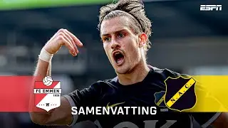 🤯 ROY KUIJPERS vanaf 𝟮𝟱 METER ☄️ RODE kaart 𝐧𝐢𝐞𝐭 gegeven?! 🟥 | Samenvatting FC Emmen - NAC Breda