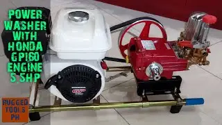 POWER WASHER WITH HONDA GP160 ENGINE 5.5HP
