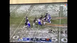 Caleb Williams throws interception