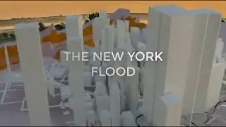 Flood Modelling Simulation using Blender | New York Flood