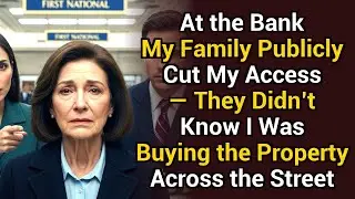 At the Bank My Family Publicly Cut My Access &mdash; They Didn&rsquo;t Know I Was Buying the Property Across the