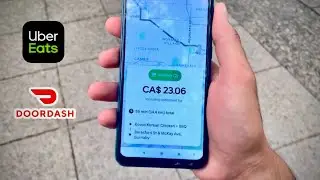 Uber eats and Door dash Earnings in Canada 🇨🇦 | Is it worth it?
