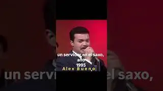 Un servidor con la orquesta de Alex Bueno. A&ntilde;o 1995 en la pegada de la producci&oacute;n ternuras uno