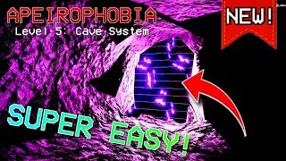 КАК СБЕЖАТЬ *НОВЫЙ* Уровень 5: Пещерная система в Apeirophobia (ROBLOX) [ПОСЛЕДНЕЕ]