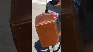 Cape Masai leather Gym bags and Fanny Pack leather bags Big