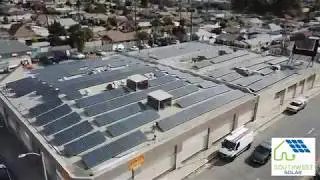 San Fernando CA, Southwest Solar rooftop installation