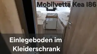 Einlegeboden im Kleiderschrank Mobilvetta Kea I86 Wohnmobil