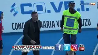 Catania - Turris; La pazza corsa di mister Lucarelli