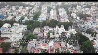 Aerial view of Jayanagar, Bangalore