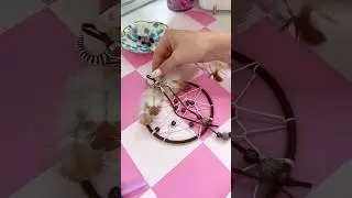Making a Dream Catcher 🪶✨#diy #dreamcatcher
