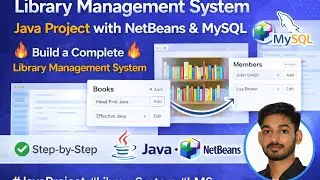 #01 Library Management System Project in Java and MYSQL || Complete Project with Source Code