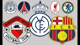 The History/Evolution Of Major Football Badges | Then And Now
