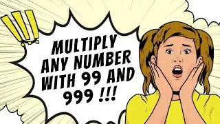Multiply with 99, 999, 9999 in One Line! | Vedic Maths Fastest Method | Part 1🔥