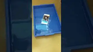 Waterproof nano coating machine demo test in water