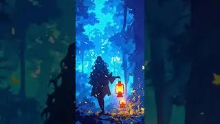 Enchanting Anime Village 🌉 Magic Bridge & Butterflies