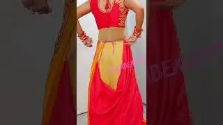LEHENGA SAREE PEHANNE KI TRICK|drape your lehenga saree perfectly|#glambeautyy #saree_draping