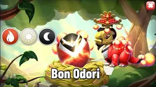 Hatched Bon Odori Dragon | Dungeon Battle Reward | Dragon Mania Legends