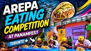 AREPA EATING COMPETITION AT PANAMFEST | TORONTO PANAMERICAN FOOD FESTIVAL CONTEST JULY 2025