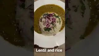 Rice and Lentil #shorts #servingstyle#restaurantstyle