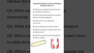 Important Questions of Chapter 5 #revisiontime #class10 #code402