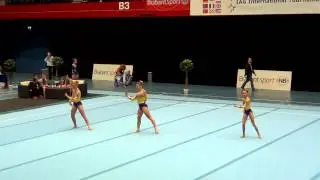 IAG 2014   047   047   WG   Age 10 18   Dyn   BEL   Sportac 86 Deinze, Bieke de Keyzer, Lisa Roels &