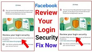Facebook review your login security problem solve | Review your login security facebook Fix Now
