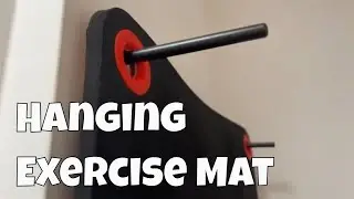 Amazing quality thick Workout Mat by SPRI - Wall mounted