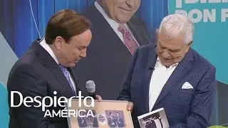 Javier Romero, la voz que acompañó más de 25 años a Don Francisco lo presentó en Despierta América