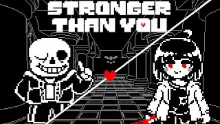 Stronger than you Sans AND Chara's Response! Undertale Stronger than you by OneCJ