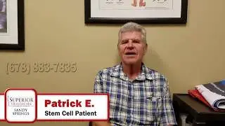 Regenerative Cell Treatment for Shoulder and Back Pain - SHCG  Patrick&rsquo;s Story