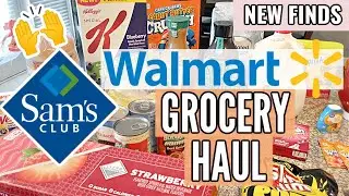 WALMART AND SAM'S CLUB GROCERY HAUL! KETO AND LOW CARB + THE MOST DELISH NEW FOOD FINDS!