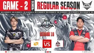 [Game - 2] RRQ HOSHI vs GEEK FAM | MPL ID S16