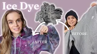 How to ice dye- thrift flipping a stained hoodie
