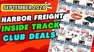 Harbor Freight Inside Track Club Deals September 2024 PLUS DOLLAR DAYS DEALS!!!