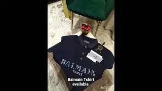 Balmain tshirt available WhatsApp for me more details 9113230147