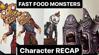 Fast Food Monsters! All Characters so far!