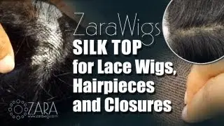 ZaraWigs.com Silk Top (French or Skin Top) for Lace Wigs, Hairpieces and Closures