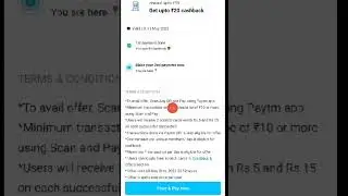🤑 Paytm Scan and Pay Offers Earn Flat ₹20 Cashback #Paytm #paytmshorts