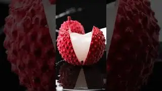 Glass Lychee ASMR 🍈 | Hyper Realistic Cutting Sounds 4K #Shorts