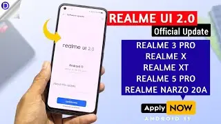 Realme UI 2.0 Update for Realme 3 Pro/5 Pro/X/XT/Narzo 20A | realme UI 2.0 Update Official Date ⚡⚡