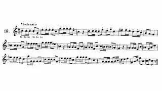 M&eacute;todo de trompeta de Arban, Estudios sobre la s&iacute;ncopa, Ejemplo 19