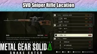 How to get the SVD Dragunov Sniper Rifle | Metal Gear Solid 3 Delta Remake (MGS3)