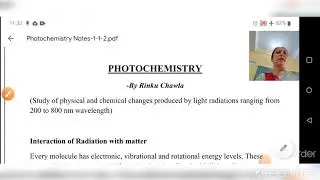 1- Photochemistry ( introduction)