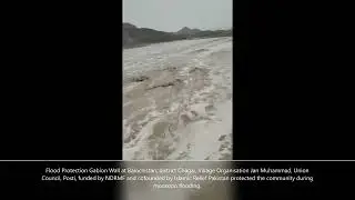 Flood Protection Gabion Wall at Balochistan, District Chagai