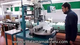 Döner Tablalı Otomatik Vidalama Makinesi (Automatic Screwing Machine With Turntable)